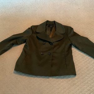 Talbots size 8 wool double-breasted blazer